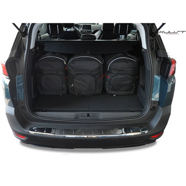 PEUGEOT 5008 2017+ TORBY DO BAGAŻNIKA 5 SZT
