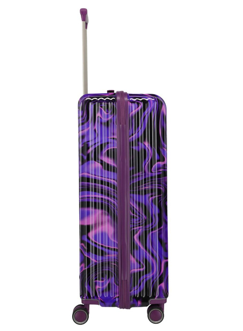 Walizka duża Travelite Lascana - purple swirl