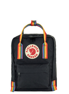 Plecak Fjallraven Kanken Rainbow Mini -black / rainbow pattern