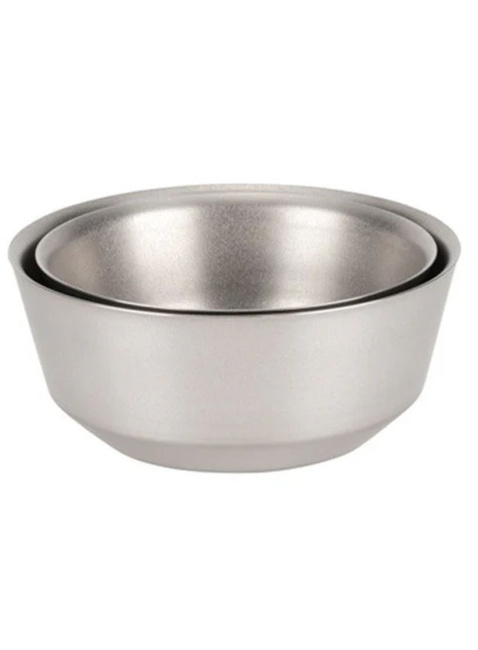 Miska izolowana Snow Peak Ti-Double 400 Bowl - silver