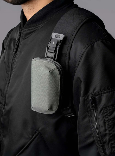 Kieszeń do plecaka organizer Alpaka HUB Zip Pocket - grey
