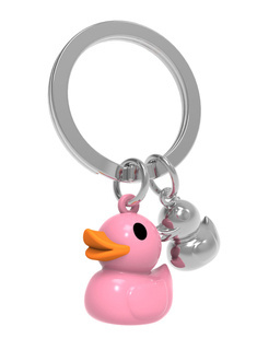Brelok do kluczy torebki Metalmorphose kaczątko - pink