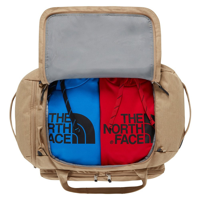 Turystyczna torba, plecak The North Face Berkeley Duffel M - kelp tan dark heather/asphalt grey