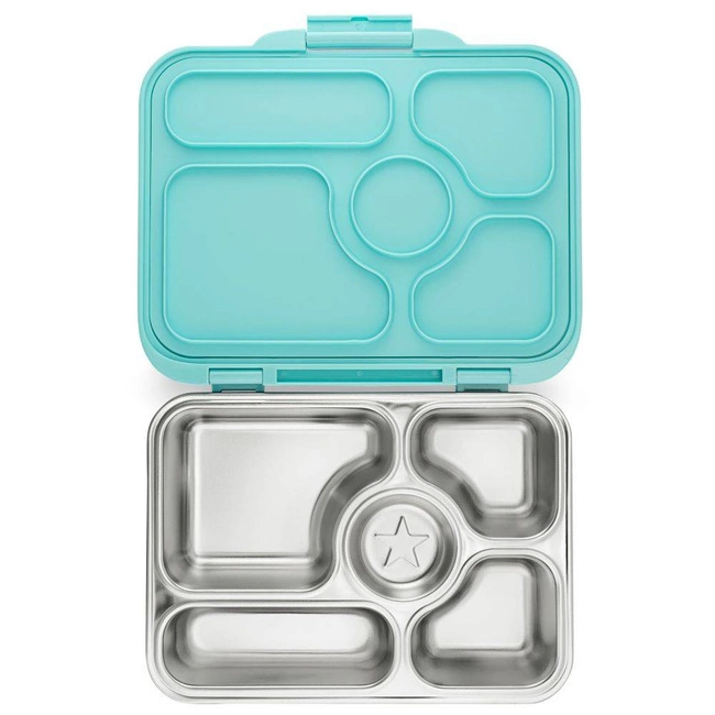 Lunchbox śniadaniówka Yumbox Presto ze stalową tacą - tulum aqua