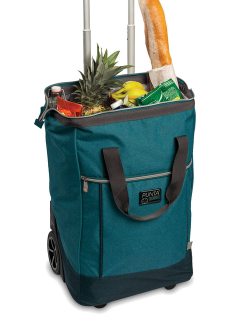 Wózek na zakupy piknik Punta Big Wheel 40 l - ocean teal