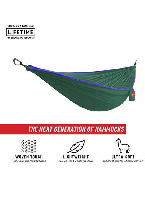 Hamak 2-osobowy Grand Trunk TrunkTech Double Hammock - green