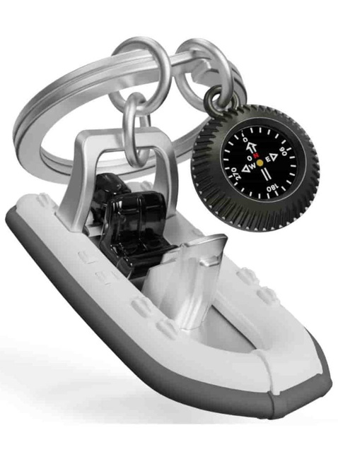 Brelok do kluczy torebki Metalmorphose - motorówka pontonowa