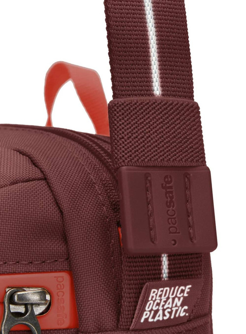 Torba antykradzieżowa Pacsafe GO Festival Crossbody - garnet red