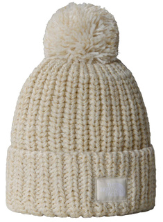 Czapka zimowa The North Face Cozy Chunky Cabin Beanie - gardenia white / gravel / khaki stone