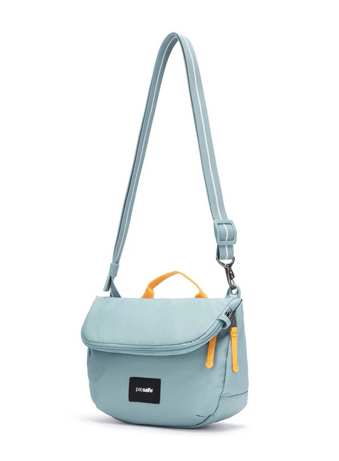Torba antykradzieżowa z klapą Pacsafe GO Saddle Crossbody - fresh mint