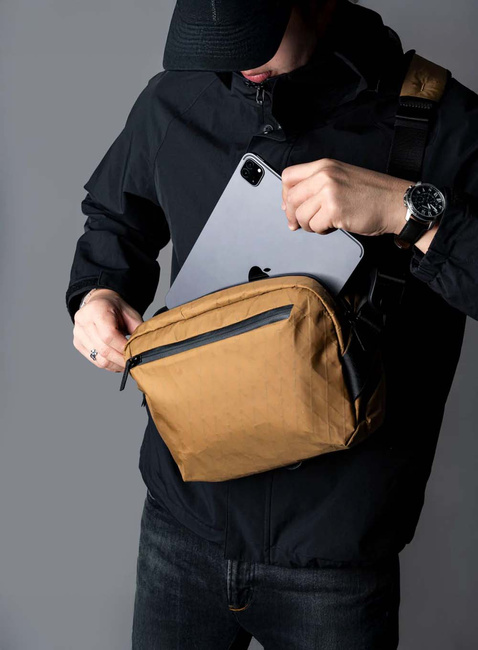 Torba na ramię crossbody Alpaka Go Sling X-Pac® - coyote brown