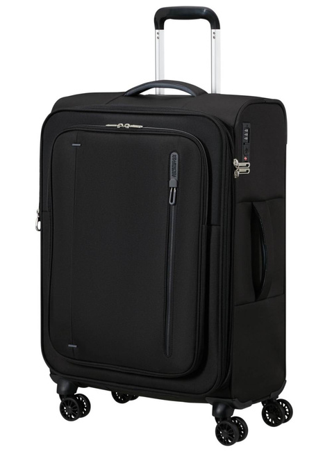 Walizka średnia American Tourister Cloudrider Exp M - jet black