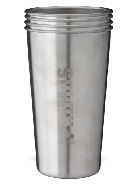 Zestaw 4 kufli Primus CampFire Pint Steel - stainless