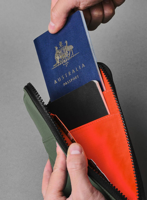 Portfel podróżny Alpaka Travel Wallet Axoflux - green