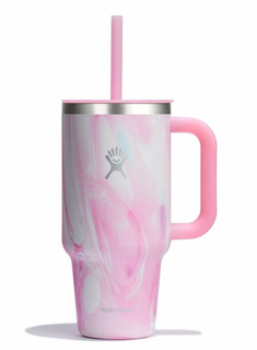 Kubek termiczny ze słomką Hydro Flask All Around™ Travel Tumbler 946 ml - jelly pink
