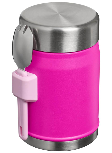 Termos na jedzenie ze sporkiem Stanley Legendary Classic 0,4 l - violet blossom