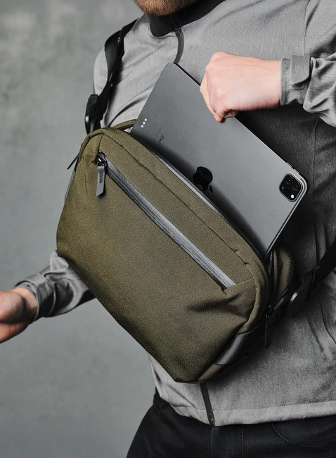 Torba na ramię crossbody Alpaka Go Sling Axoflux - army green