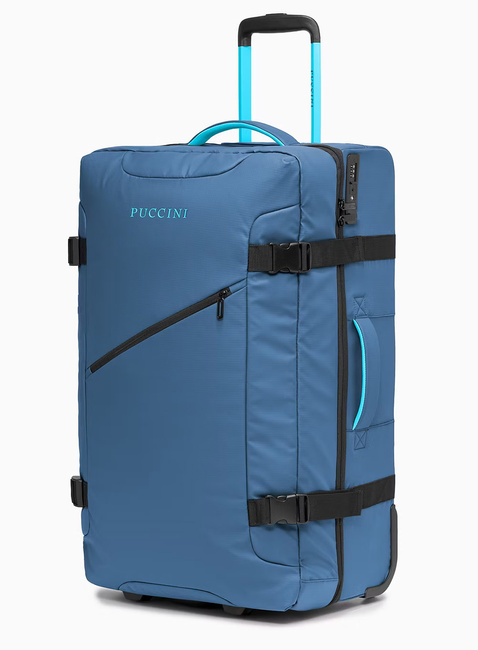 Walizka duża miękka Puccini Colorado - niebieski