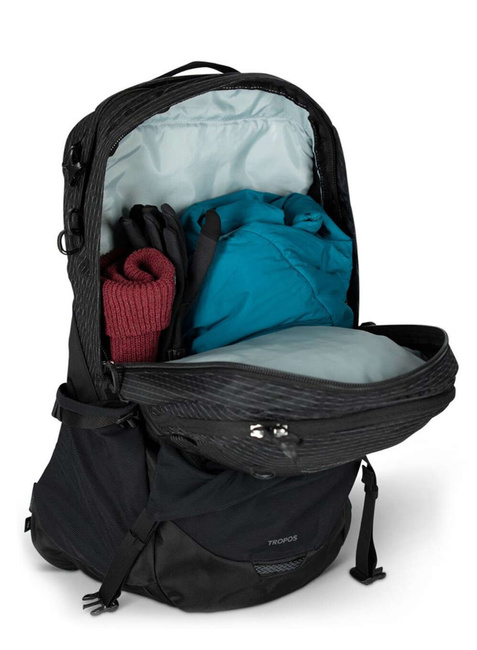 Plecak turystyczny Osprey Tropos 32 - sawdust tan raisin red