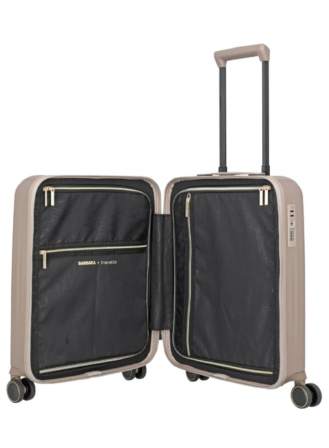 Walizka kabinowa Travelite Barbara Novelty - satin nude