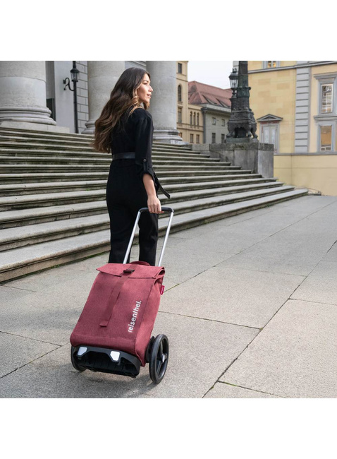 Wózek torba na zakupy Reisenthel Citycruiser - twist maroon