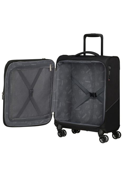 Walizka kabinowa American Tourister SummerRide EXP - black