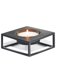 Świecznik na podgrzewacz Philippi SOLERO S Tealightholder - black