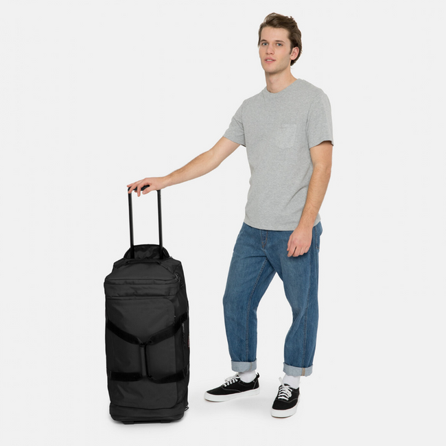 Średnia torba podróżna Eastpak Leatherface M+ - black