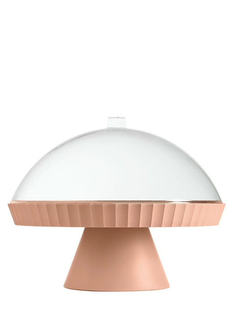 Patera z pokrywą i łopatką Blim+ Agora Ø 30 cm - pink sand