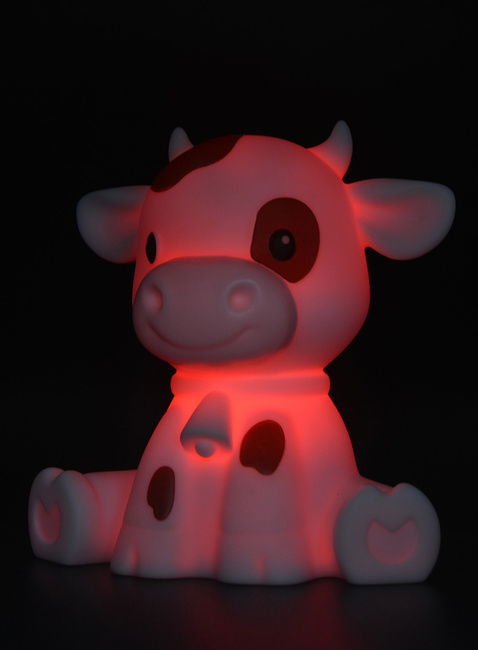 Mini lampka nocna na baterie Dhink Krówka