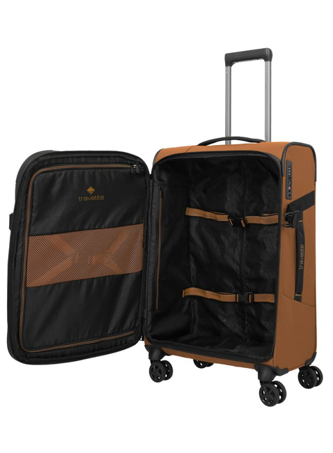 Walizka średnia poszerzana Travelite Briize - curry
