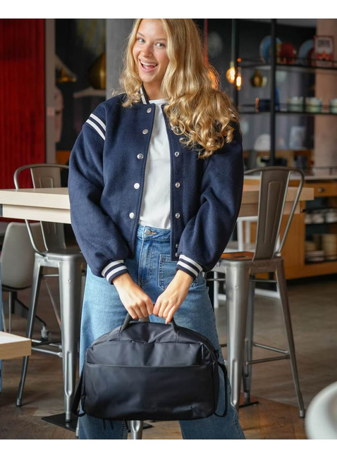 Torba kabinowa Puccini Barbados - czarny