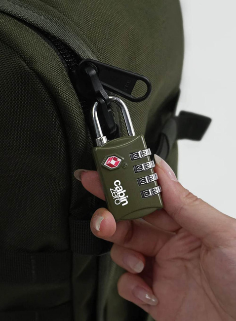 Kłódka szyfrowa do bagażu CabinZero TSA Travel Lock - georgian khaki