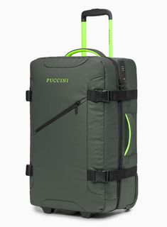 Walizka średnia miękka Puccini Colorado - zielony