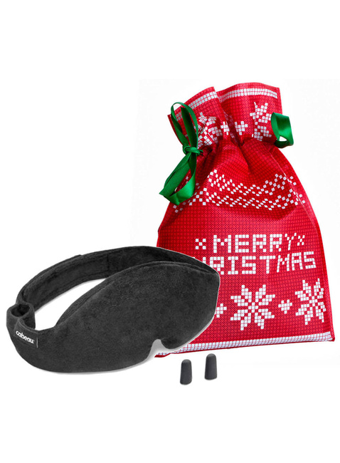 Zestaw prezentowy Opaska na oczy Midnight Magic Sleep Mask Cabeau + woreczek świąteczny