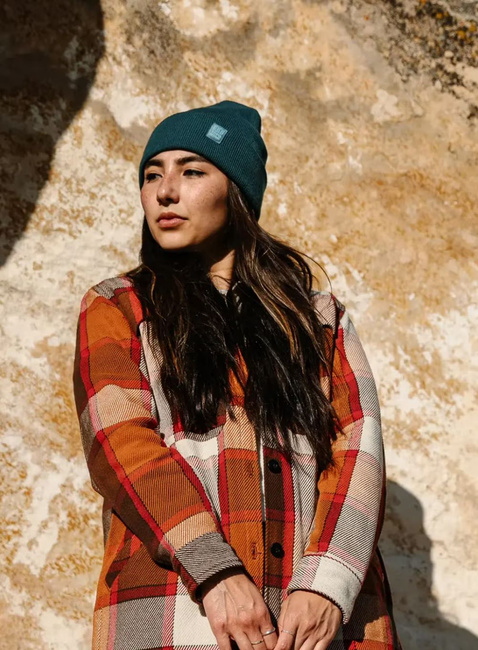 Czapka zimowa Topo Designs Work Cap - forest / black marl