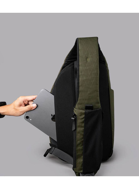 Plecak na jedno ramię Alpaka Metro Crossbody Left Shoulder X-Pac - olive green