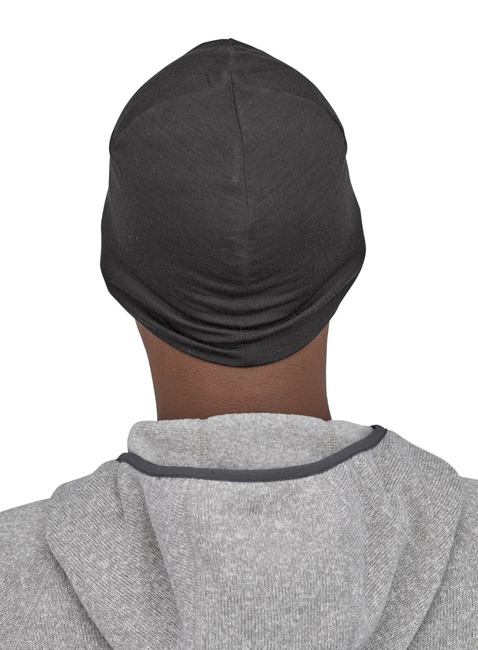 Czapka Patagonia Overlook Merino Wool Liner Beanie - black