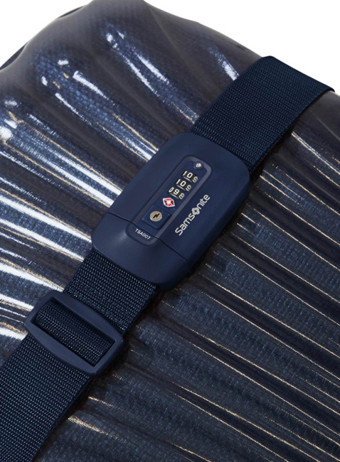 Pas do bagażu Samsonite Ta Revolution Luggage Strap TSA Lock - midnight blue