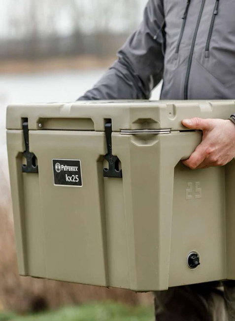 Pasywna lodówka turystyczna Petromax Cool Box 25 l - olive