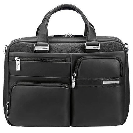 Skórzana torba na laptopa Samsonite Sunstone 14,1" - black