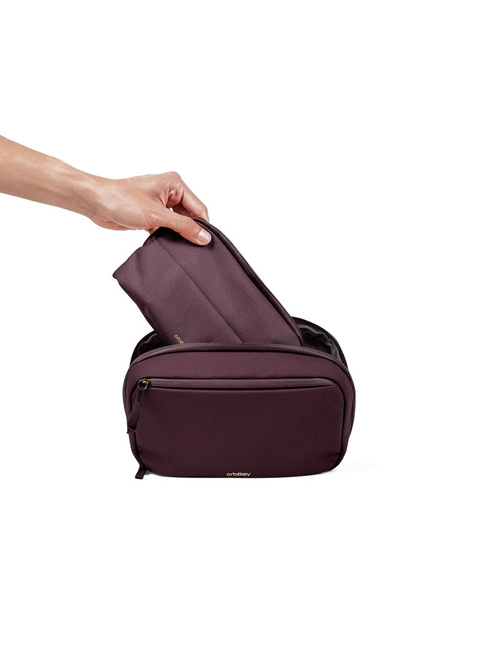 Organizery biurowe podróżne Orbitkey 2-in-1 Tech Pouch - plum