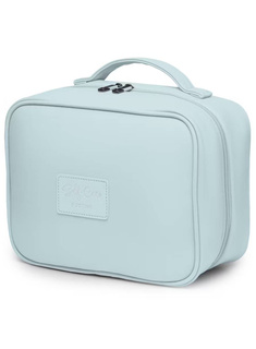 Rozkładana kosmetyczka damska Puccini Fashion - błękitny