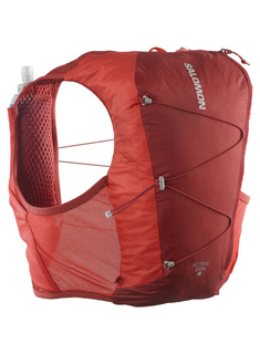 Kamizelka do biegania Salomon Active Skin 8 - red dahlia / high risk red