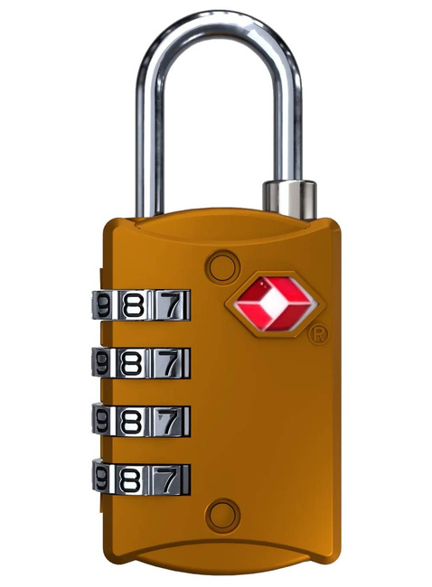 Kłódka szyfrowa do bagażu CabinZero TSA Travel Lock - orange chill