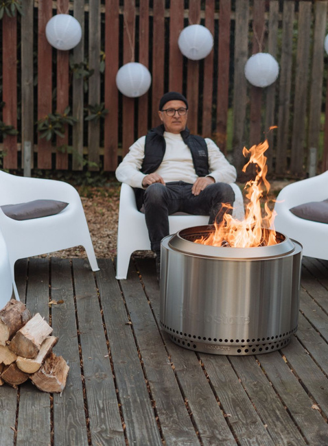 Palenisko ogrodowe ze stojakiem Solo Stove Yukon 2.0 - stainless steel