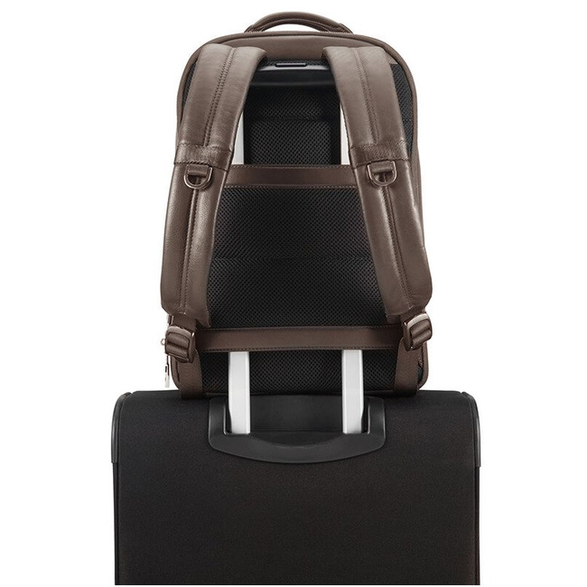 Plecak skórzany na laptopa Samsonite Sunstone 14,1" - brown