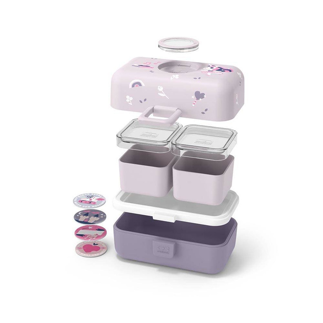 MB Tresor Monbento lunch box dla dzieci - purple ballet