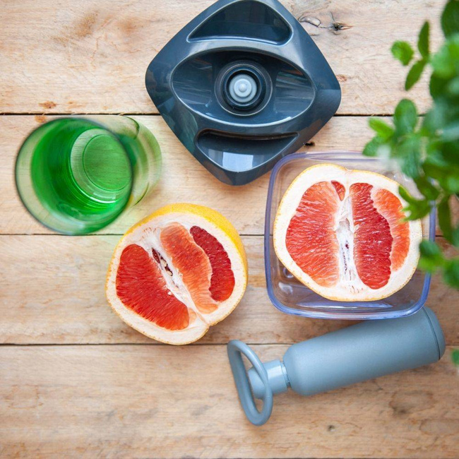 Pojemnik próżniowy na żywność Dafi SeeYoo 1,3 l - grafitowy