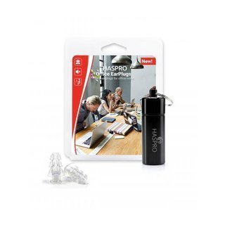Stopery zatyczki do uszu do pracy biurowej Haspro Office EarPlugs